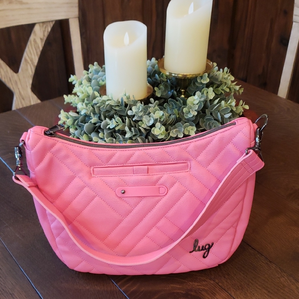 Lug Vibrant Harmony Matte Luxe Tourmaline Pink Shoulder/crossbody Bag